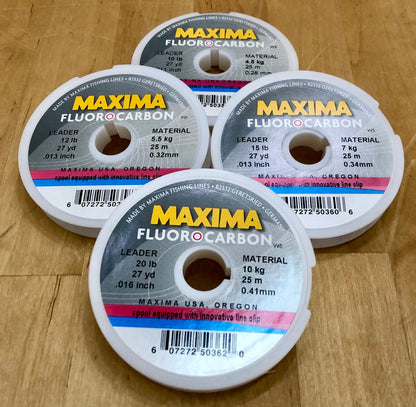 Maxima Fluorocarbon Leader Wheels 27yds