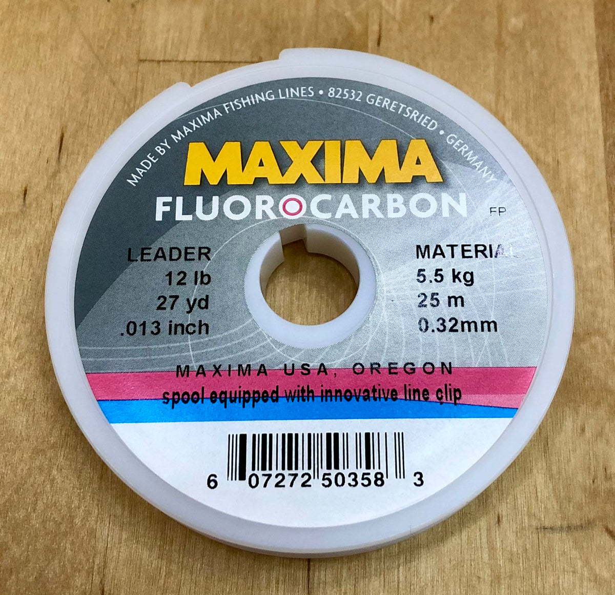 Maxima Fluorocarbon Leader Wheels 27yds